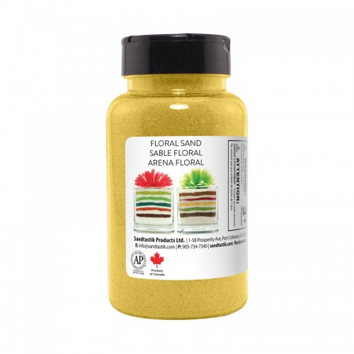 Floral Colored Sand - Buttercup - 22 oz (623 g) Bottle